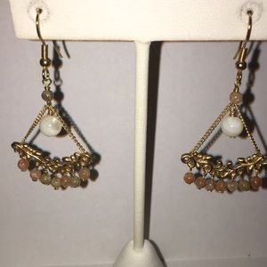 Pretty Pearl Chandelier Earrings